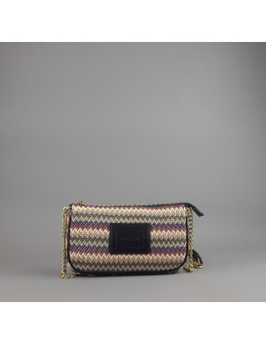 Gio Cellini --- Borsa A Spalla Piccola Donna Rafia Multicolor