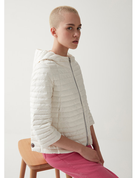 Colmar --- Cappa Con Cappuccio Donna Bianco Opaco