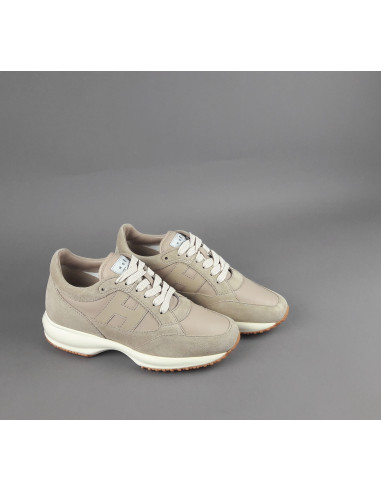 Hogan --- Interactive Donna Camoscio Pelle Beige