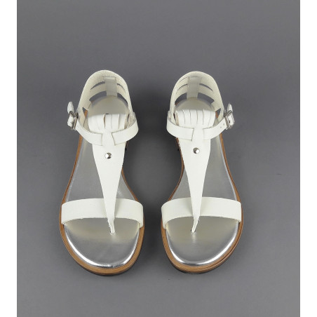 Frau Sandalo Donna Pelle Avorio Prezzo 95,00