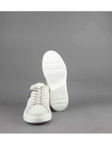 Hogan --- H580 Uomo Pelle Martellata Bianco Opaco