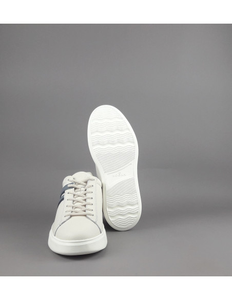 Hogan --- H580 Uomo Pelle Martellata Bianco Opaco