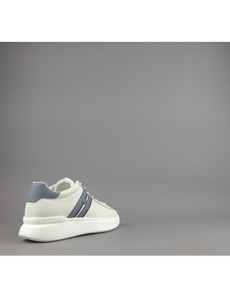 Hogan --- H580 Uomo Pelle Martellata Bianco Opaco