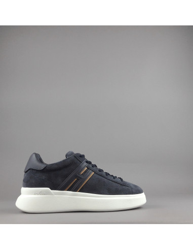 Hogan --- H580 Uomo Camoscio Blu Scuro