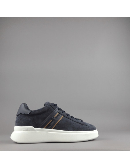 Hogan --- H580 Uomo Camoscio Blu Scuro