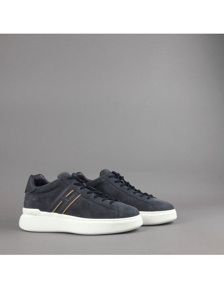 Hogan --- H580 Uomo Camoscio Blu Scuro