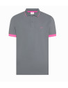 Sun 68 --- Polo Uomo Small Stripes Fluo Grigio