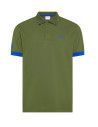 Sun 68 --- Polo Uomo Big Logo Fluo Verde Militare