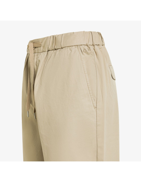 Sun 68 --- Bermuda Uomo Misto Cotone Beige Opaco