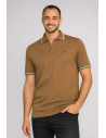 Sun 68 --- Polo In Maglia Di Cotone Uomo Girocollo Marrone Chiaro