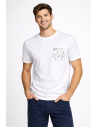 Sun 68 --- T-Shirt Uomo Cotone Bianco