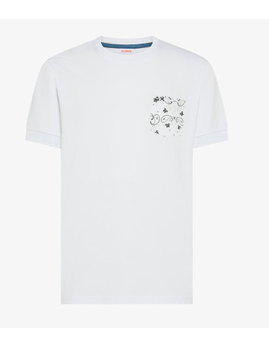 Sun 68 --- T-Shirt Uomo Cotone Bianco