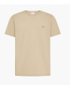 Sun 68 --- T-Shirt Uomo Piquet Di Cotone Beige Opaco
