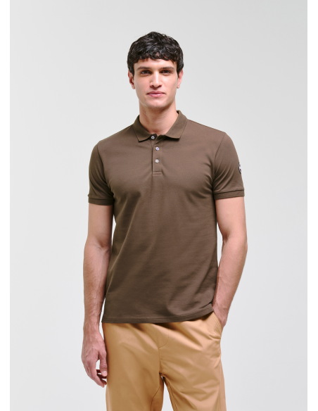 Colmar --- Polo Uomo Cotone Stretch Marrone