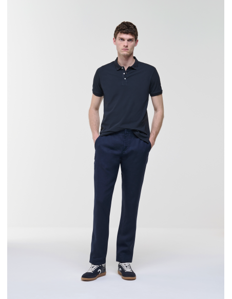 Colmar --- Polo Uomo Cotone Stretch Blu Scuro