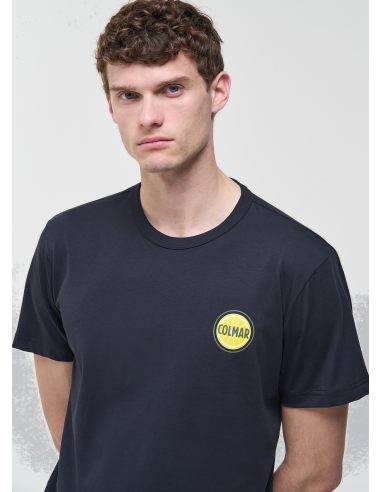 Colmar --- T-Shirt Uomo Cotone Blu Scuro