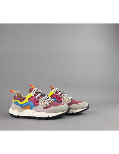 Flower Mountain ---- Yamano 3 Donna Camoscio Tela Multi