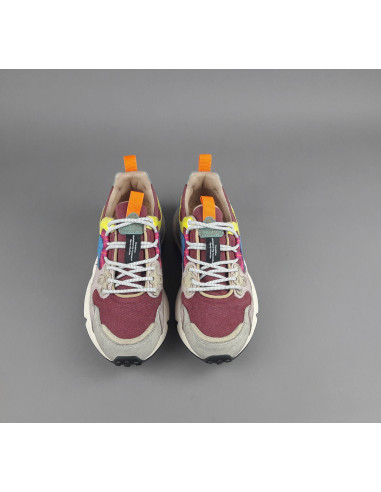 Flower Mountain ---- Yamano 3 Donna Camoscio Tela Multi