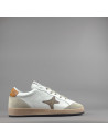 Ama Brand --- Sneakers Uomo Sun Pelle E Camoscio Bianco Beige