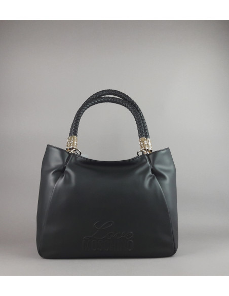 Love Moschino --- Borsa A Spalla Donna Pu Nero