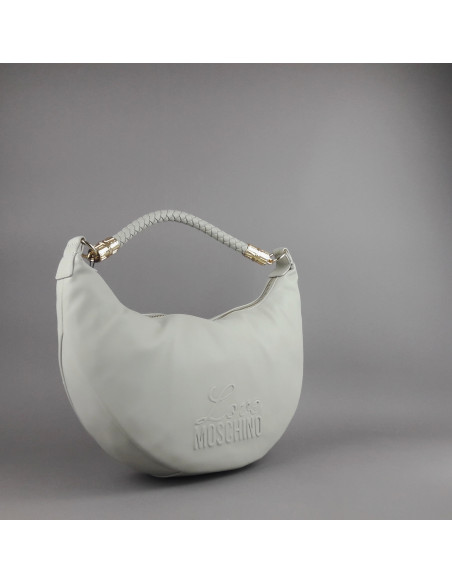 Love Moschino --- Borsa A Spalla Donna Pu Grigio Chiaro