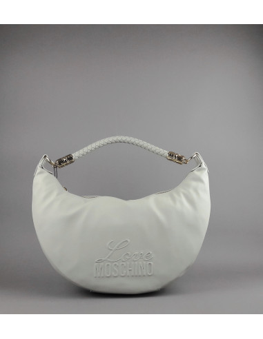 Love Moschino --- Borsa A Spalla Donna Pu Grigio Chiaro