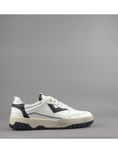 4B12 --- Sneakers Uomo Olimpia Pelle Bianco