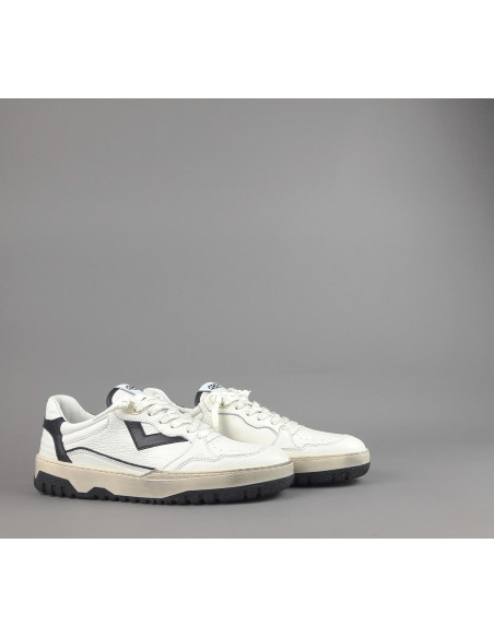 4B12 --- Sneakers Uomo Olimpia Pelle Bianco