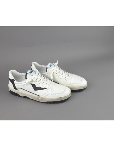 4B12 --- Sneakers Uomo Olimpia Pelle Bianco