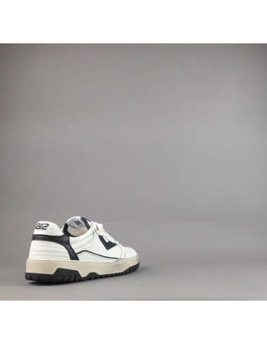 4B12 --- Sneakers Uomo Olimpia Pelle Bianco