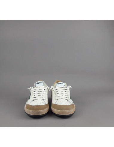 4B12 --- Sneakers Uomo Play Pelle Camoscio Bianco