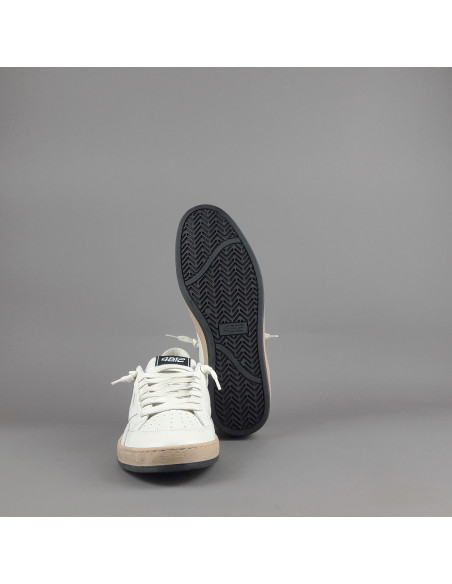 4B12 --- Sneakers Uomo Play Pelle Bianco