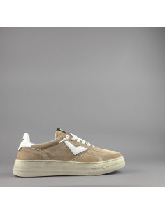 4B12 --- Sneakers Uomo Hyper Camoscio Beige