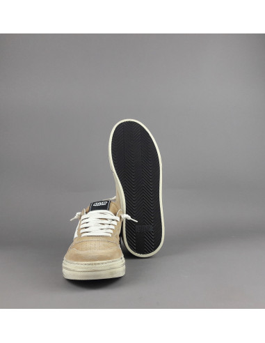 4B12 --- Sneakers Uomo Hyper Camoscio Beige