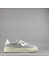 4B12 --- Sneakers Uomo Hyper Camoscio Grigio Chiaro