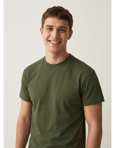 Colmar --- T-Shirt Uomo Cotone Verde Militare