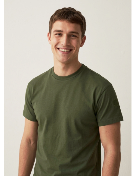 Colmar --- T-Shirt Uomo Cotone Verde Militare