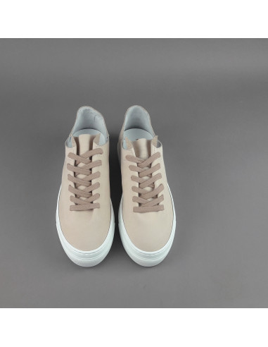 Stokton --- Sneakers Donna Nabuk Beige Naturale