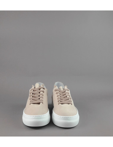 Stokton --- Sneakers Donna Nabuk Beige Naturale