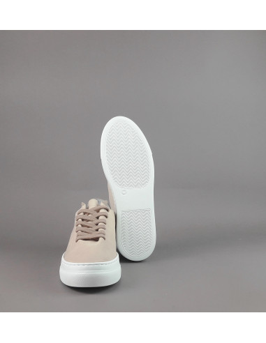 Stokton --- Sneakers Donna Nabuk Beige Naturale