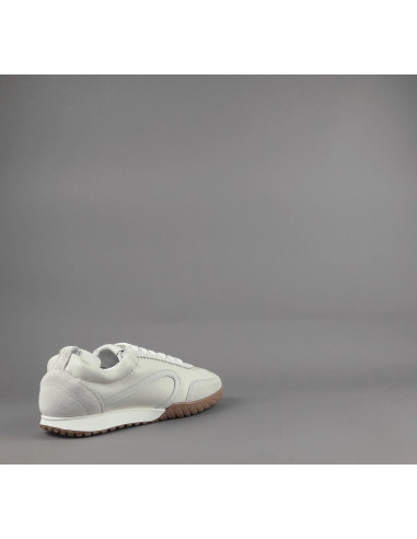 Stokton --- Sneakers Donna Camoscio Pelle Panna