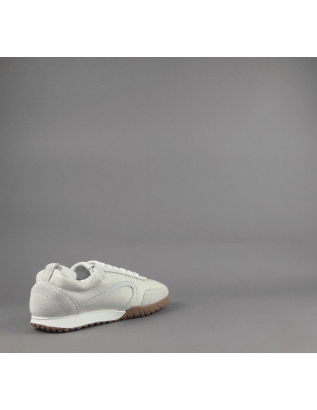 Stokton --- Sneakers Donna Camoscio Pelle Panna