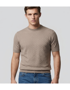 Filippo De Laurentiis --- Maglia Uomo Manica Corta Cotone Talpa