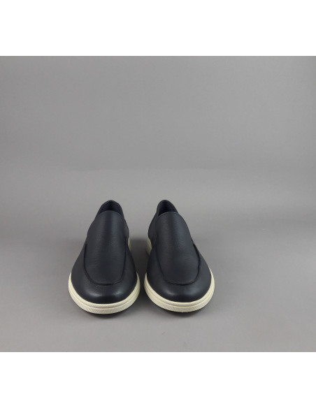 Frau --- Mocassino Uomo Pelle Blu Scuro