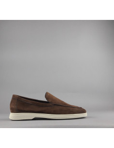 Frau --- Mocassino Uomo Camoscio Marrone