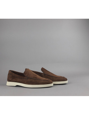 Frau --- Mocassino Uomo Camoscio Marrone