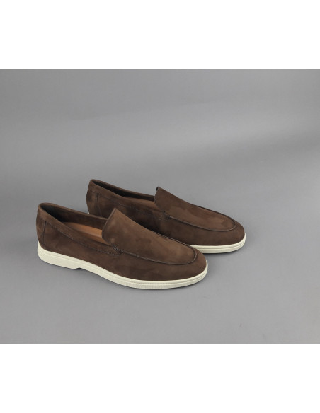 Frau --- Mocassino Uomo Camoscio Marrone