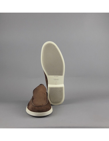 Frau --- Mocassino Uomo Camoscio Marrone