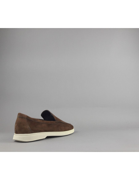 Frau --- Mocassino Uomo Camoscio Marrone