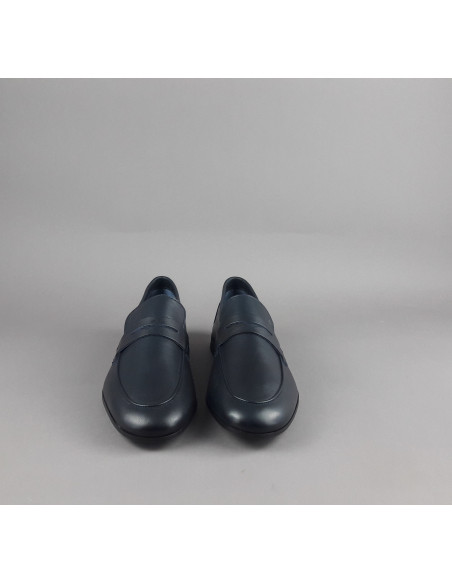 Frau --- Mocassino Destrutturato Uomo Pelle Blu Scuro